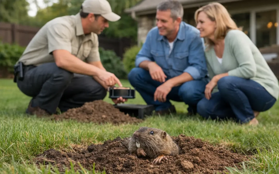 Gopher Control in Yard: What Works